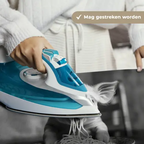 Varken - Schattig - Spaghetti - Zwart wit - Dier Wandkleed katoen klein -sfeer9