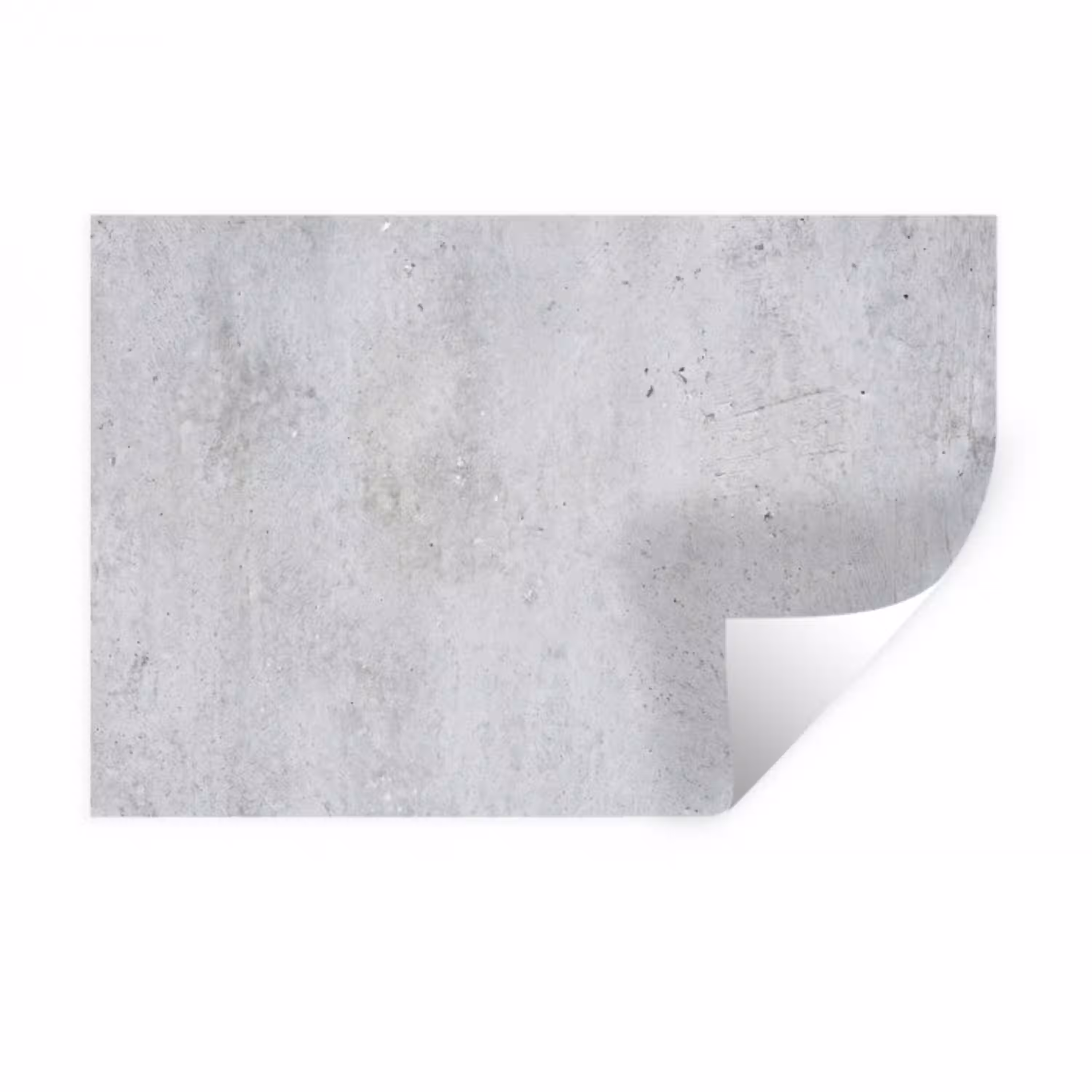 Beton - Textuur - Achtergrond - Grijs - Industrieel Muursticker klein -3d