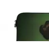 Vrouw - Groen - Bril - Aesthetic - Modern laptophoes neopreen klein -detail