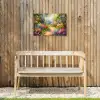 Natuur - Landschap - Bloemen - Kleurrijk Tuinposter op houten frame 2 cm dik klein -sfeer4