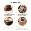 Retro - Madelief - Roze Inductie beschermer vinyl 3mm klein 276 -zzzzzzz-td-werking