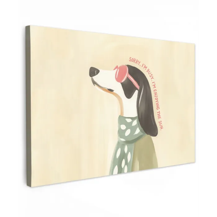 Quote - Hond - Zonnebril canvas 2cm klein -z3d