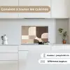 Geometrisch - Geweven structuur - Modern keuken achterwand spatscherm klein -sfeer4_FR