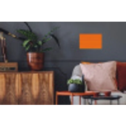 Strepen - Patroon - Oranje Muursticker klein 286 -kamerbank