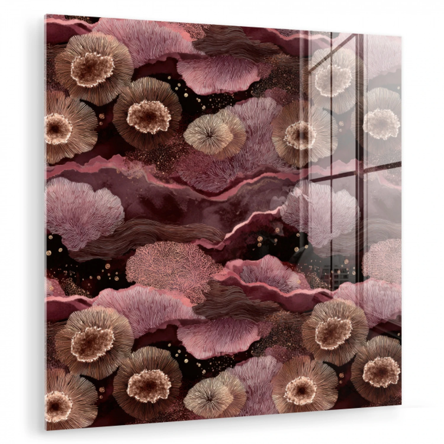 Koraal - Organisch - Roze plexiglas 5mm klein 11 -zzzproduct_nieuw