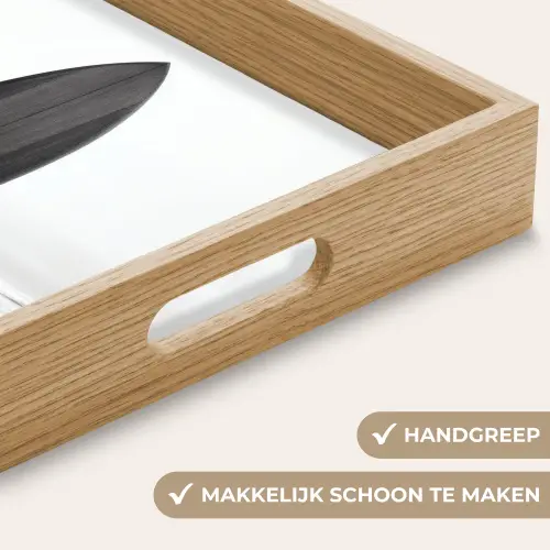 Surfplank - Zand - Zee Dienblad Rechthoek middel -USP_HandgreepNL