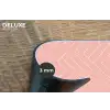 Zalmroze - Strepen - Patroon Placemat vinyl groot 368 -closeup