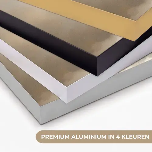 Kerst - kerstboom - Sneeuw - Art Textielframe zwart klein -USP_kleurenNL
