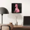 Zebra - Roze - Gestreept plexiglas 5mm klein -sfeer6