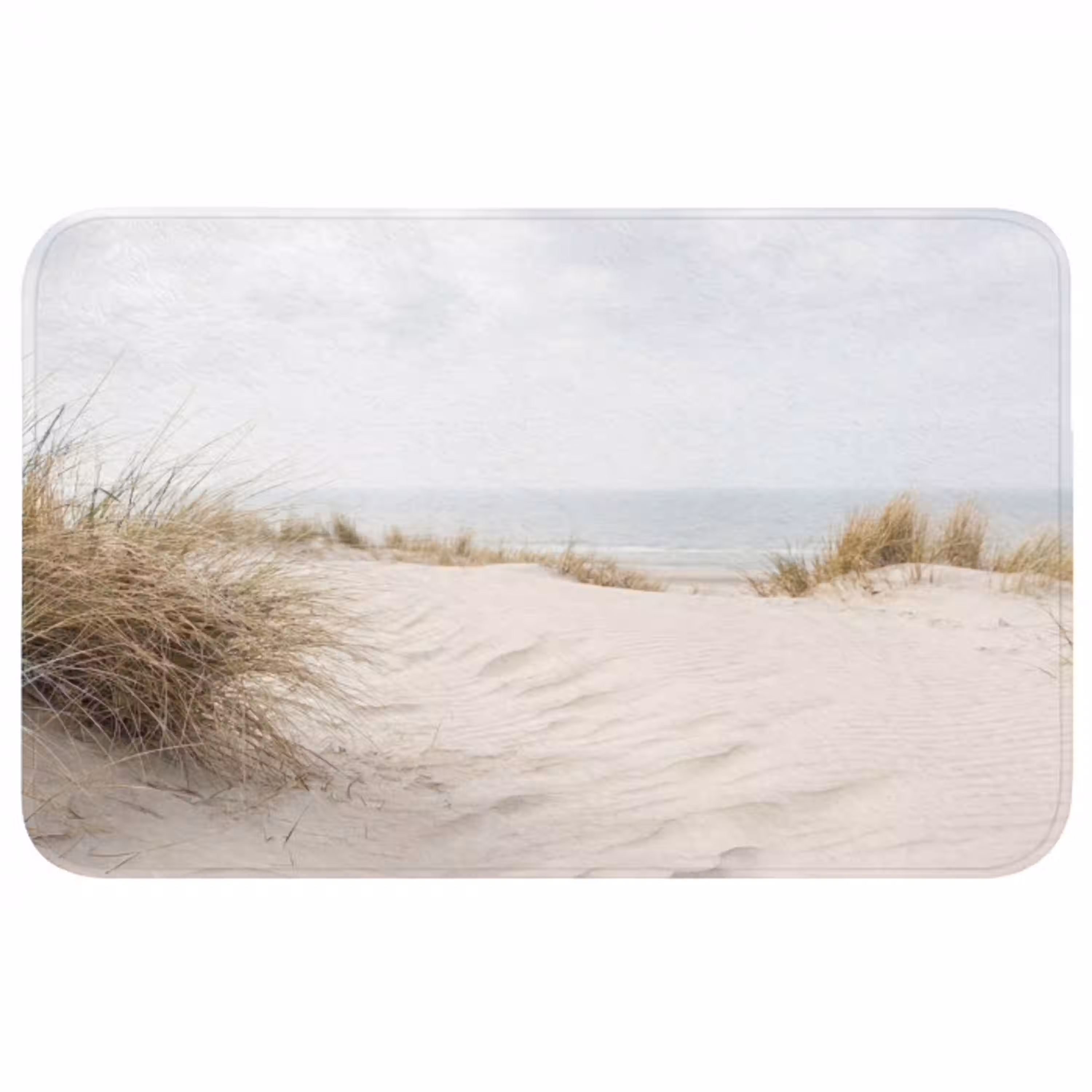 Wolken - Duinlandschap - Zand WCmat middel -3d