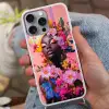Kleurrijk - Bloemen - Vrouw - Zon Hoesje iPhone 16 Pro Max met koord klein -sfeer3