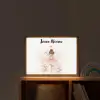 Ballerina - Fee - Bloemen - Roze Light Box met batterij (Wandlamp kind) middel -sfeer1_kind