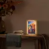 Schotse hooglander - Koeien - Dieren - Kunst Light Box met kabel (Tafellamp) klein -sfeer4