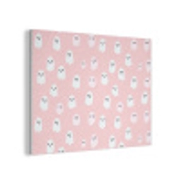 Spookjes - Patroon - Roze PET vilt klein 837 -3d