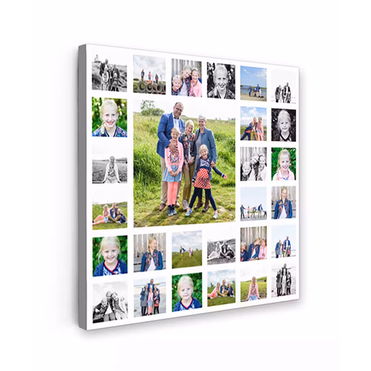 Canvas collage - Vierkant - 28 foto's