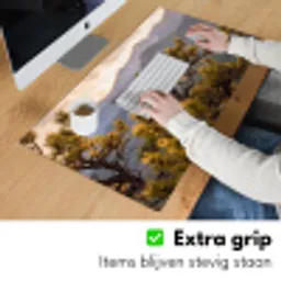 Zeearend - Boom - Bergen - Groen Muismat XXL klein -sfeer3