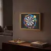 Graffiti - Sport - Darten - Dartbord Light Box met batterij (Wandlamp) middel -sfeer1