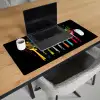 Lepels - Kruiden - Modern - Graffiti - Verf - Kleurrijk Muismat XXL klein -sfeer1