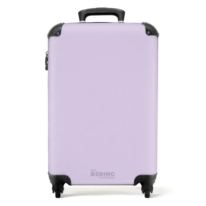 Pastel - lavendel NBS - Handbagage koffer - Kinderen Unisex middel -productfoto_recht