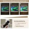 Sportauto - Groen - Snelheidslijnen - Neon Light Box met batterij (Wandlamp kind) middel -USP_dimbaarNL