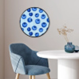 Bessen - Modern - Blauw Fotolijst rond zonder passe partout klein 856 -sfeer2