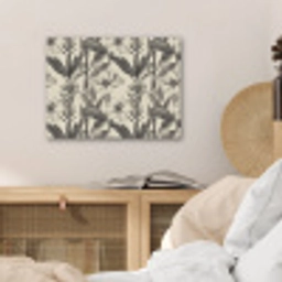 Klassiek - Botanisch - Zwart - Beige PET vilt klein 837 -sfeer3