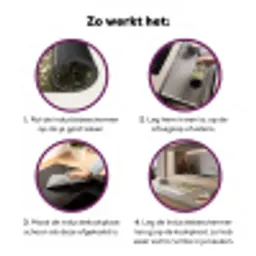 Illustratie - Landschap - Wit Inductie beschermer vinyl 3mm middel -zzzzzzz-cc-werking