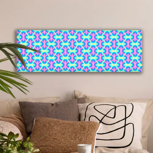 Regenboog - Neon - Kleuren canvas 2cm klein 828 -sfeer1