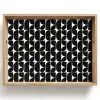 Modern - Geometrisch - Zwart Dienblad Rechthoek middel 911 -z3d_shopping