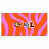 Zebraprint - Grafisch - COOL - Oranje Muismat XXL klein -3d_leeg