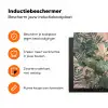 Compositie van bladeren - Groen - Roze Inductie beschermer vinyl 3mm klein -zzzzzzz-td-ups