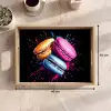 Macarons - Dessert - Graffiti - Kleurrijk - Roze - Blauw - Geel Dienblad Rechthoek middel -USP_Formaat