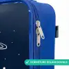 Ruimte - Dino - Planeten - Sterren Kinderkoffer - Blauw klein -rits_FR