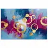 Cirkels - Goud - Abstract poster papier klein -3d