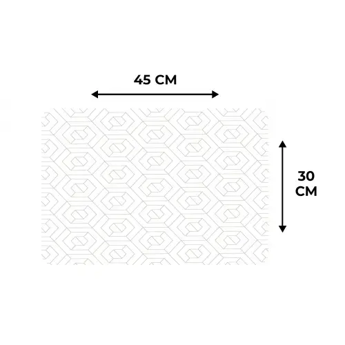 Grafisch - Patroon - Modern Placemat vinyl groot 368 -specs
