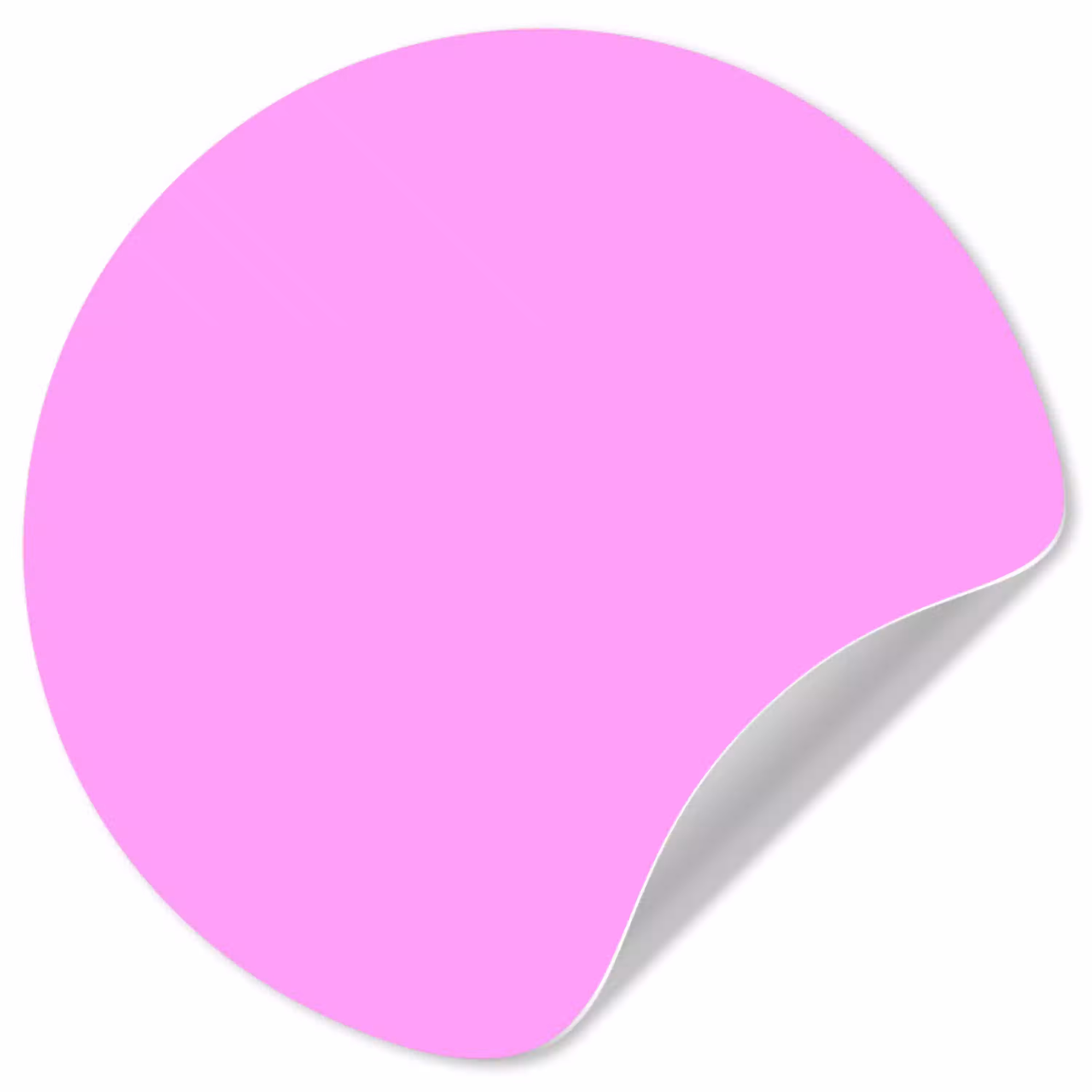Soft - Lavender - Roze Wandcirkel behangsticker klein 186 -3d