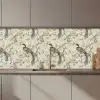 Bloem - Vogel - Kleurrijk keuken achterwand 2 middel 871 zz_3dshopping