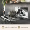Aap - Spaghetti - Zonnebril - Zwart wit - Cool - Dier keuken achterwand spatscherm klein -usp_DE