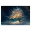Levensboom - Nacht - Donker - Blauw Placemat vinyl groot -zzsfeer1_Kitchenyeah-website
