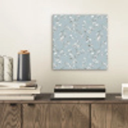 Klassiek - Bloemen - Blauw aluminium wit klein 46 -sfeer1