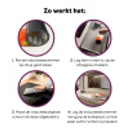 Vlinders - Klaprozen - Illustratie - Kleurrijk Inductie beschermer vinyl 3mm middel -zzzzzzz-cc-werking