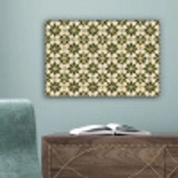 Tegel - Dessin - Groen canvas 2cm klein 34 -sfeer4