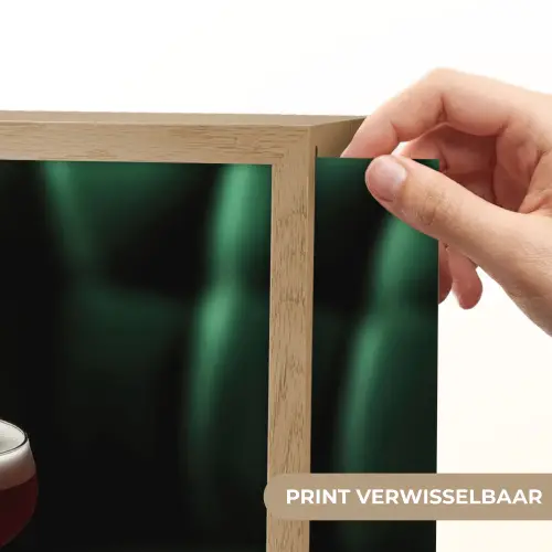 Kers - Cocktail - Rood - Marmer Light Box met batterij (Wandlamp) middel -USP_websiteprintNL