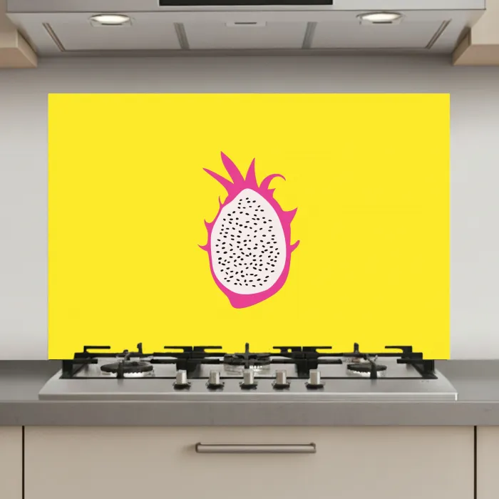 Illustratie - Drakenvrucht - Kleurrijk keuken achterwand spatscherm klein -3d_website