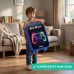 Neon - Controller - Verfspatten - Game Kinderkoffer - Blauw klein -sfeer2_DE