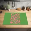 Abstract - Roze - Ciao - Vormen Inductie beschermer vinyl 3mm klein -sfeer5