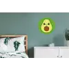 Avocado - Groen - Speels Wandcirkel aluminium klein -slaapkamer