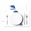Vogel - Delfts blauw - Illustratie - Bloemen Placemat vinyl groot -zzsfeer2_Kitchenyeah-website
