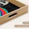 Mond - Golven - Regenboog Dienblad Rechthoek middel -USP_HandgreepDE