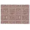 Geometrisch - Patroon - Rood Deurmat klein 898 -zkaufland3d